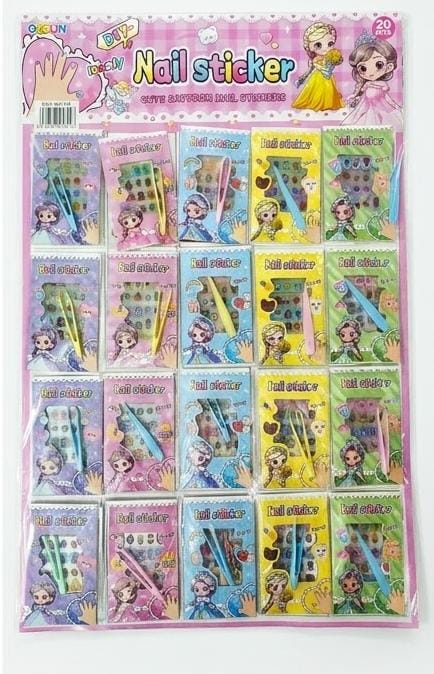 Cımbızlı Tırnak Stickeri 1. görsel
